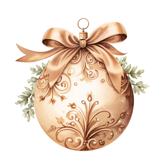 Antique Christmas Fabric Panel 22