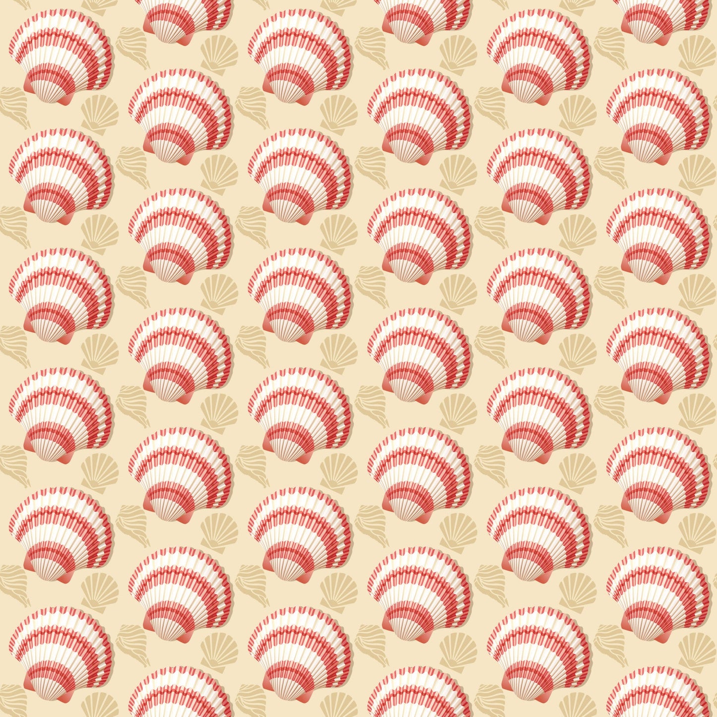 Summer Beach Pattern 2 Quilting Cotton Fabric