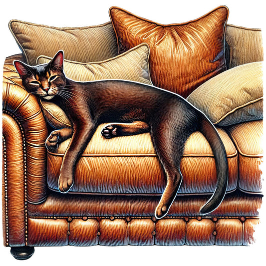 Lazy Cats Fabric Panel 24