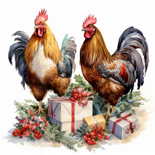 A Country Christmas Fabric Panel 24