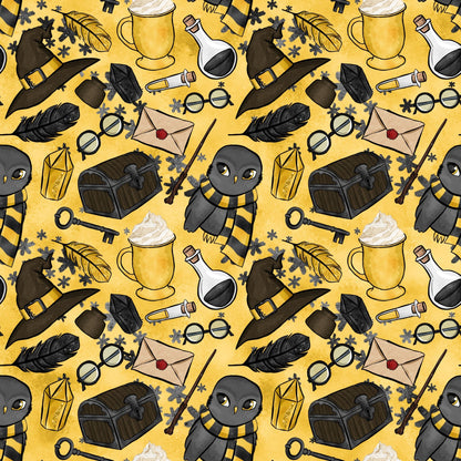 Owl Post Academy Pattern 10 Minky Fabric