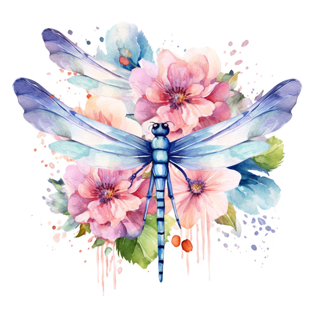 Beautiful Dragonfly Fabric Panel 1