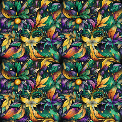 French Quarter Mardi Gras Pattern 2 Quilting Cotton Fabric