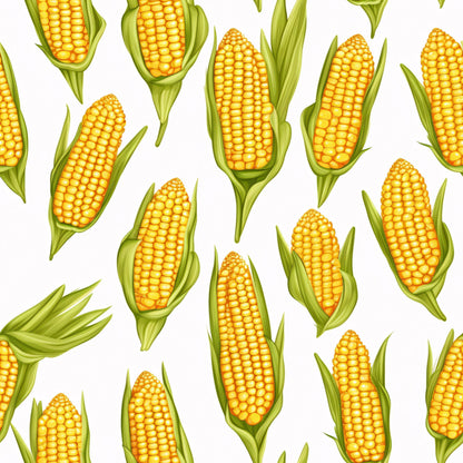 Golden Maize Pattern 35 Minky Fabric