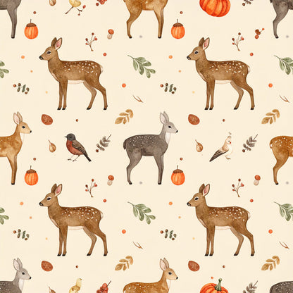 Autumn Woodland Whimsy Pattern 26 Minky Fabric