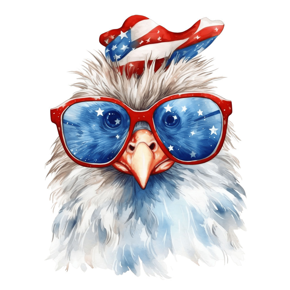 American Rooster Fabric Panel 4