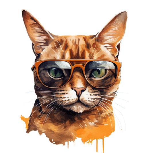 Cats with Sunglasses Fabric Panel 30