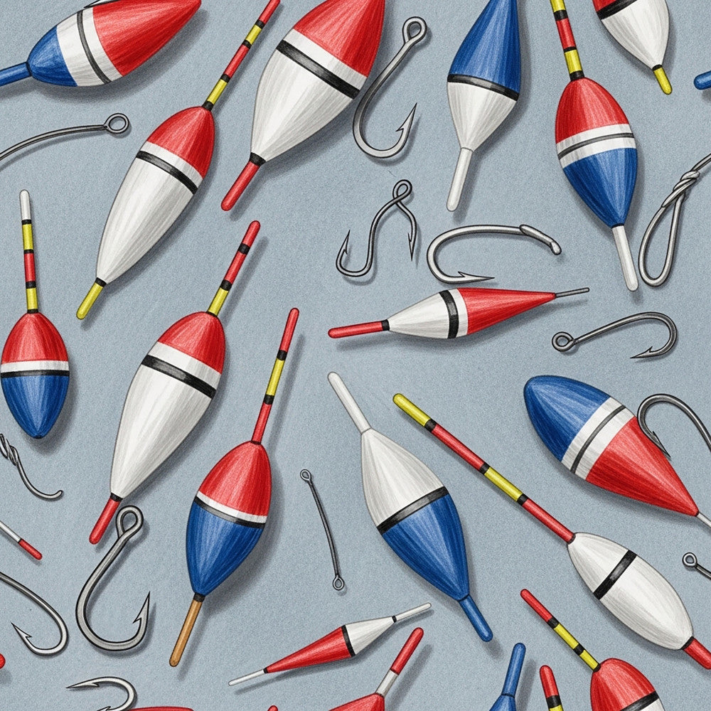 Angler's Vintage Almanac Pattern 21 Minky Fabric