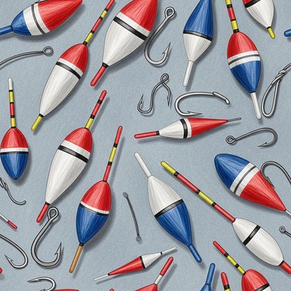 Angler's Vintage Almanac Pattern 21 Minky Fabric