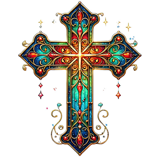 Various Crosses Fabric Panel 21