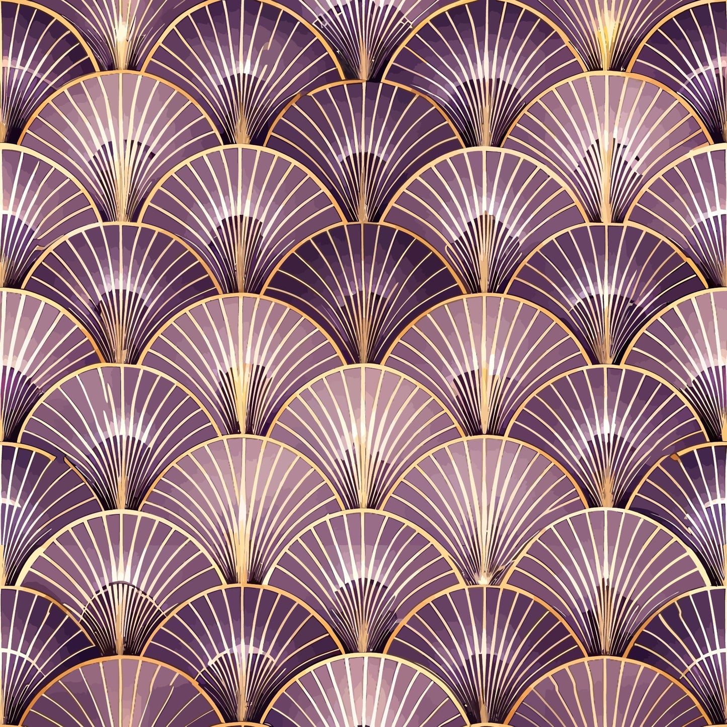 Art Deco Pattern 18 Quilting Cotton Fabric