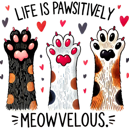 Funny Cat Lover Fabric Panel 18