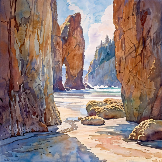 Washington Travel Art Fabric Panel 18