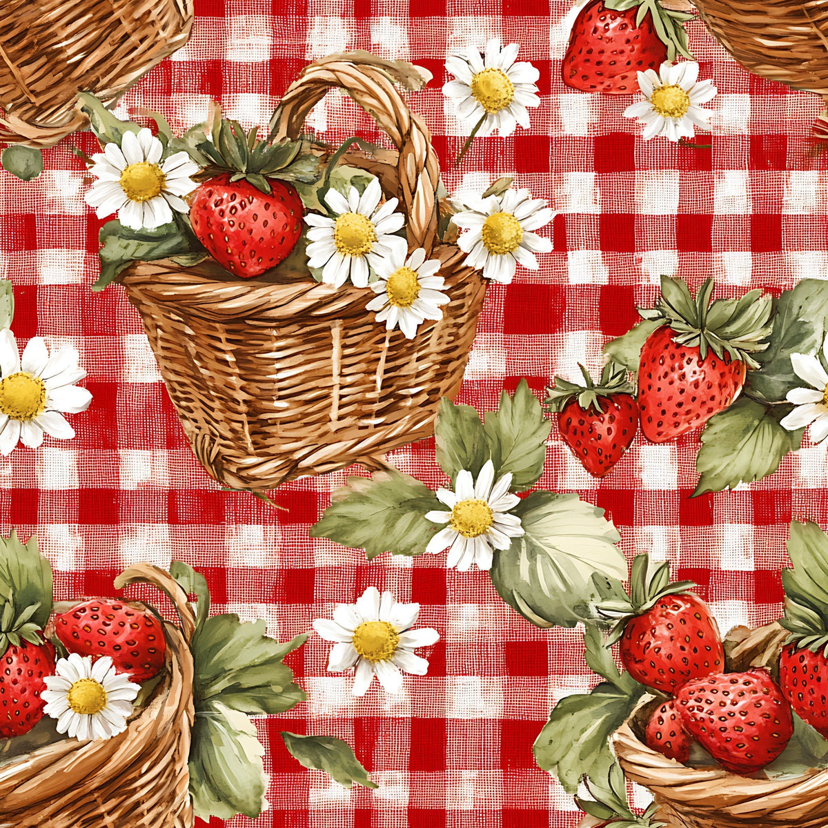 Berry Basket Charm Pattern 11 Minky Fabric