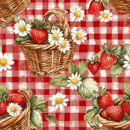 Berry Basket Charm Pattern 11 Minky Fabric