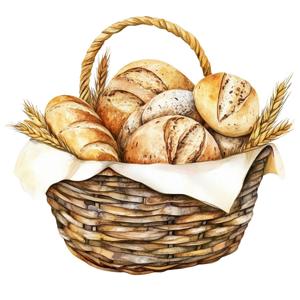 Watercolor Thanksgiving Fabric Panel 3