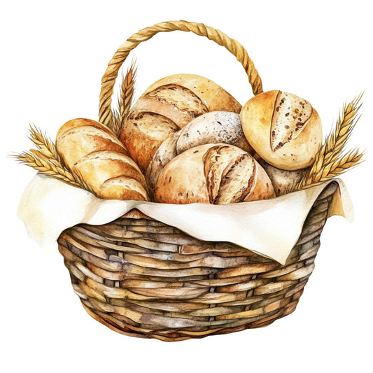 Watercolor Thanksgiving Fabric Panel 3