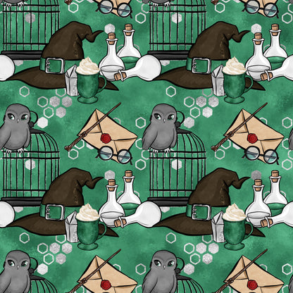 Wizard Magic School Pattern 36 Quilting Cotton Fabric