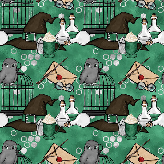 Wizard Magic School Pattern 36 Quilting Cotton Fabric