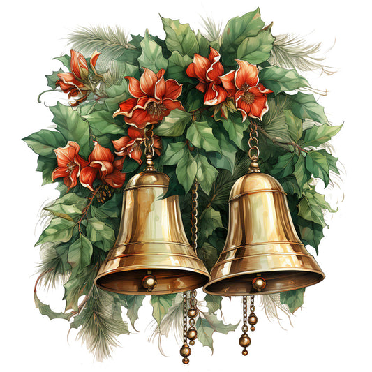 Elegant Christmas Fabric Panel 11