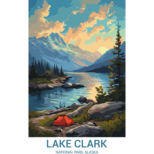 National Parks Posters Fabric Panel 60
