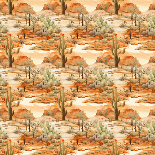 Desert Sunrise Pattern 4 Quilting Cotton Fabric