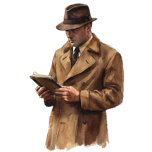 Murder Mystery Fabric Panel 29