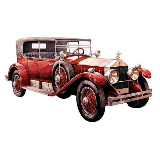 Vintage Cars Fabric Panel 29