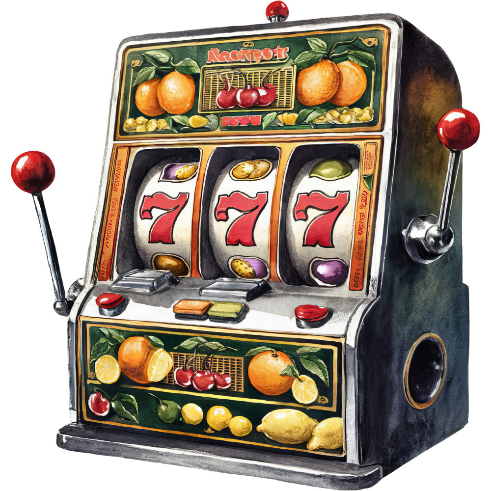 Watercolor Casino Fabric Panel 31