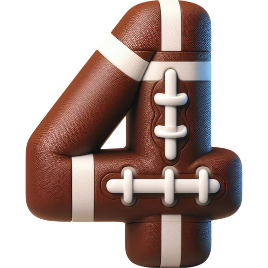 Football Alphabet Fabric Panel 8