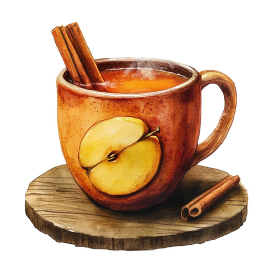 Watercolor Christmas Scene Fabric Panel 4