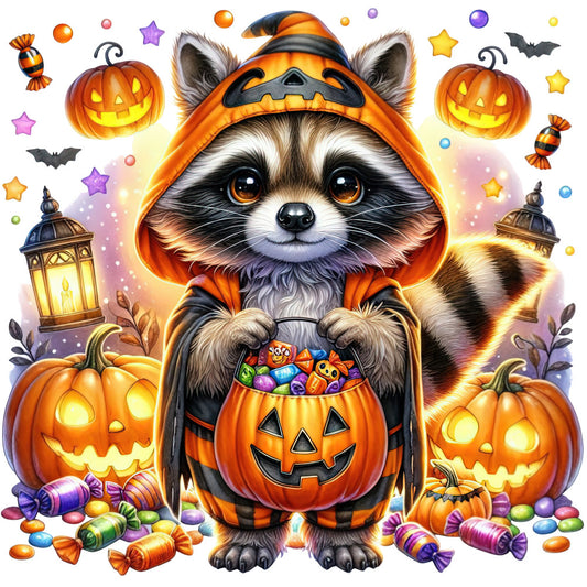 Halloween Wonder Animals Fabric Panel 140