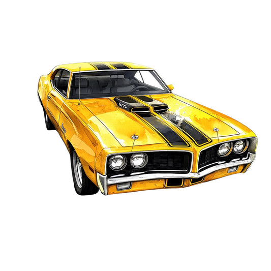 Muscle Cars Fabric Panel 23