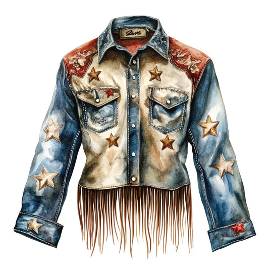 Watercolor Texas Fabric Panel 31