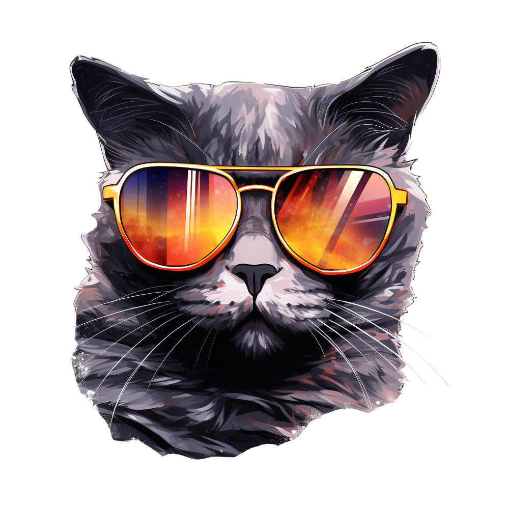 Cats with Sunglasses Fabric Panel 3