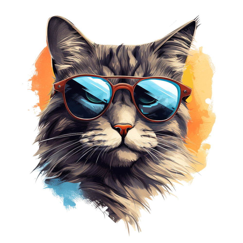 Cats with Sunglasses Fabric Panel 24