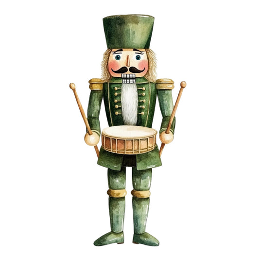 Classic Christmas Nutcrackers Fabric Panel 27