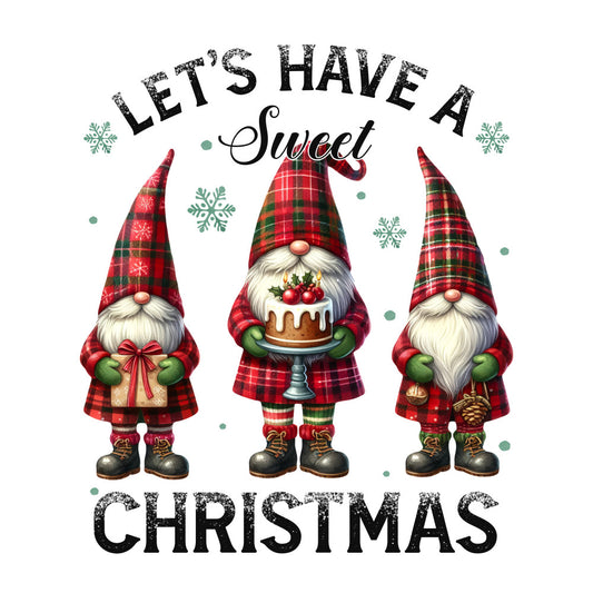 A Plaid Christmas Fabric Panel 12