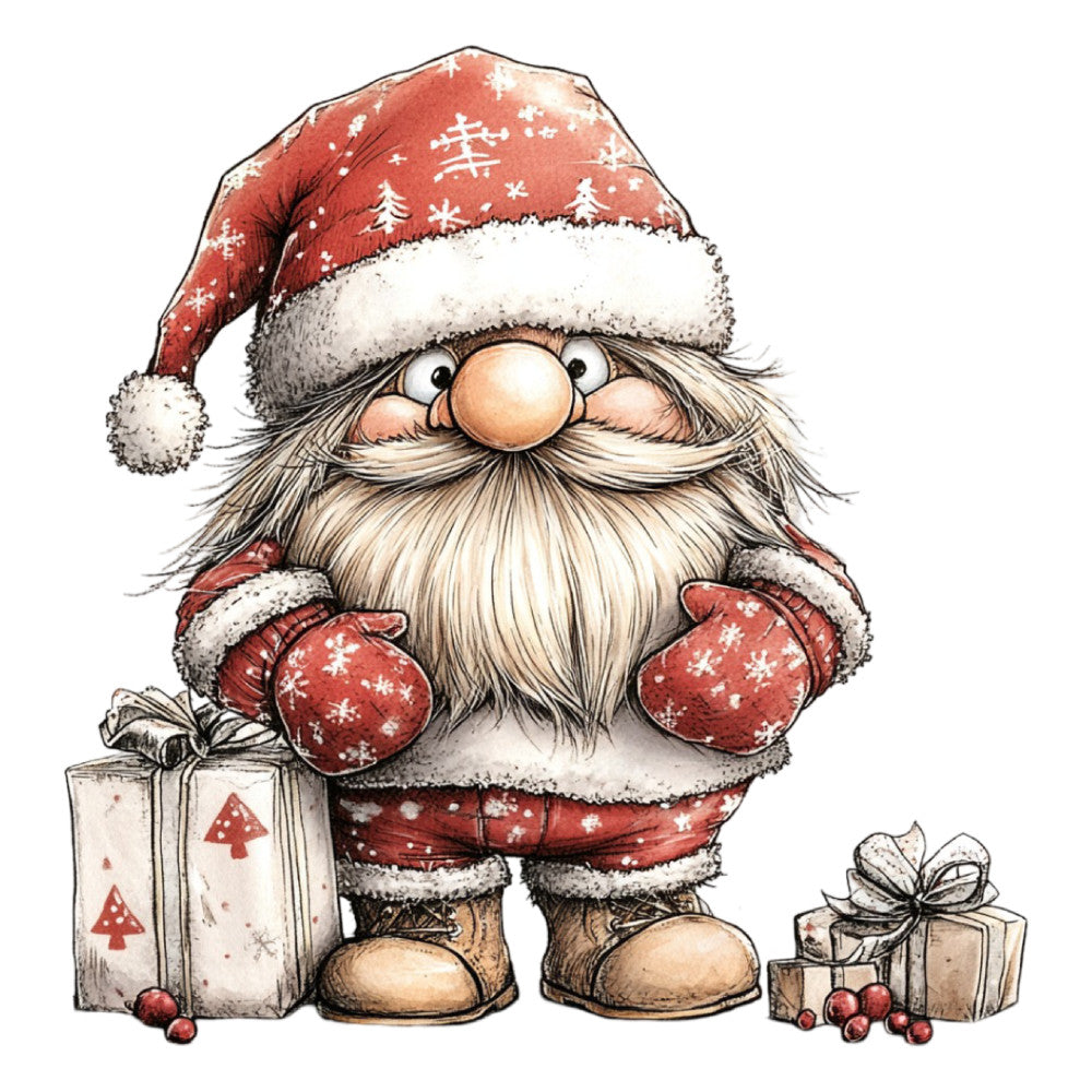 1st Whimsical Christmas Fabric Panel 99