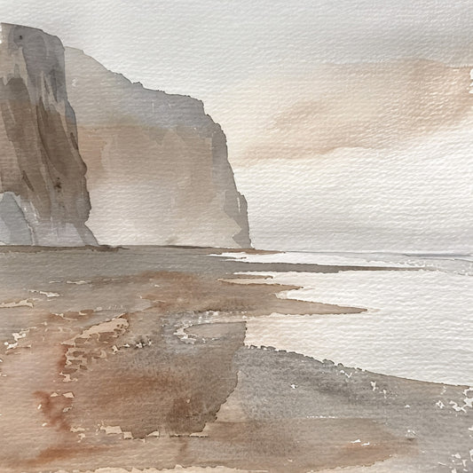 Normandy Travel Art Fabric Panel 10