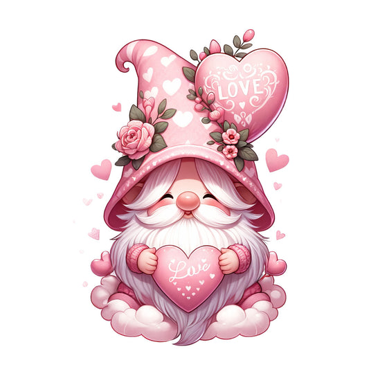 Adorable Pastel Gnome Fabric Panel 2