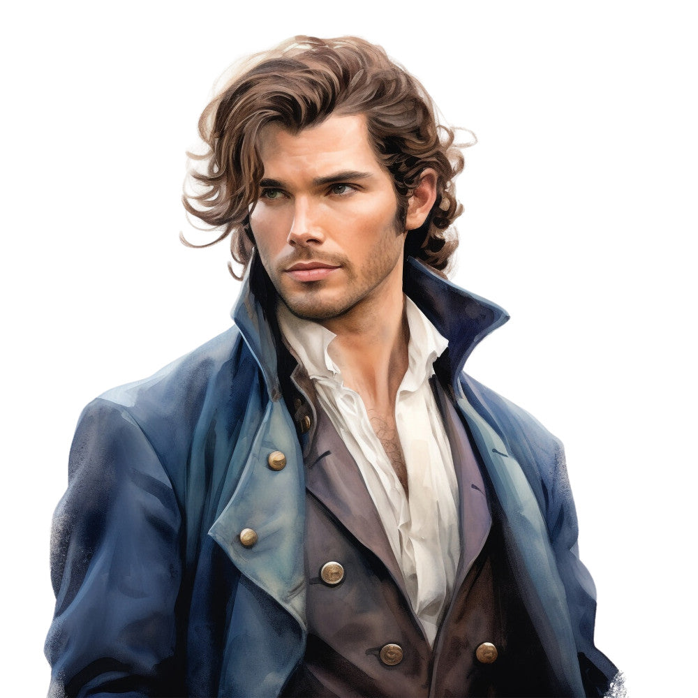 Regency Era Fabric Panel 55