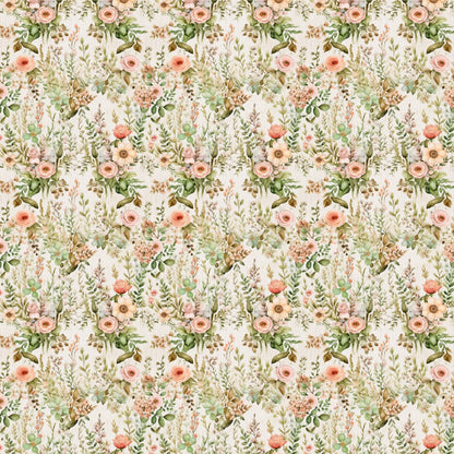 Cottage Meadow Pattern 6 Minky Fabric