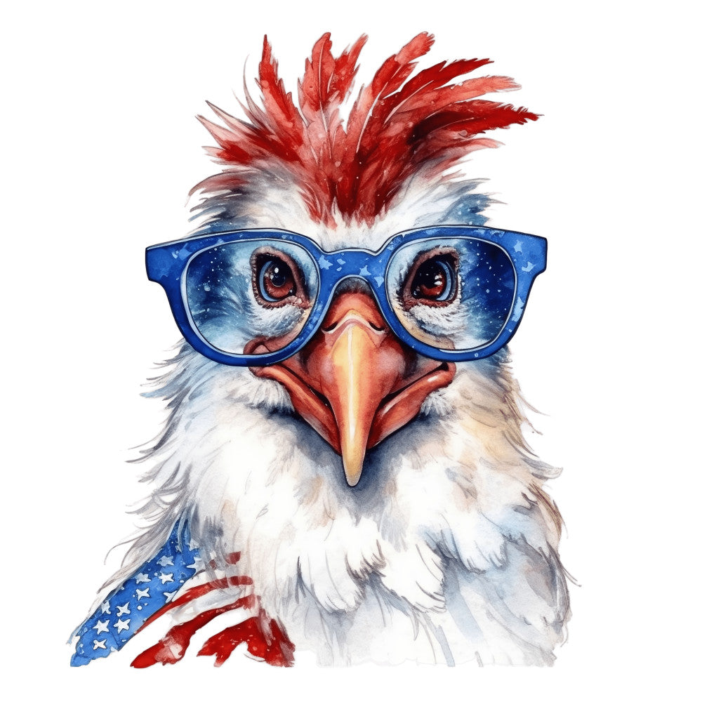 American Rooster Fabric Panel 7