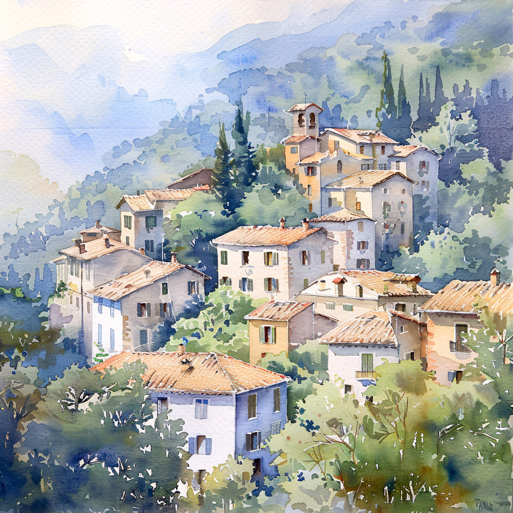 Italy Travel Art Fabric Panel 8