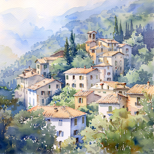 Italy Travel Art Fabric Panel 8