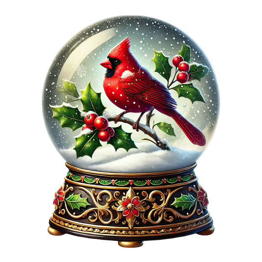 Christmas Snow Globes Fabric Panel 25