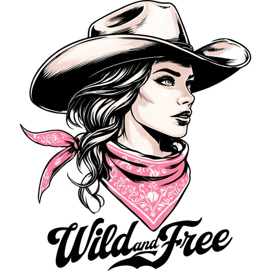 Coquette Cowgirl Fabric Panel 15