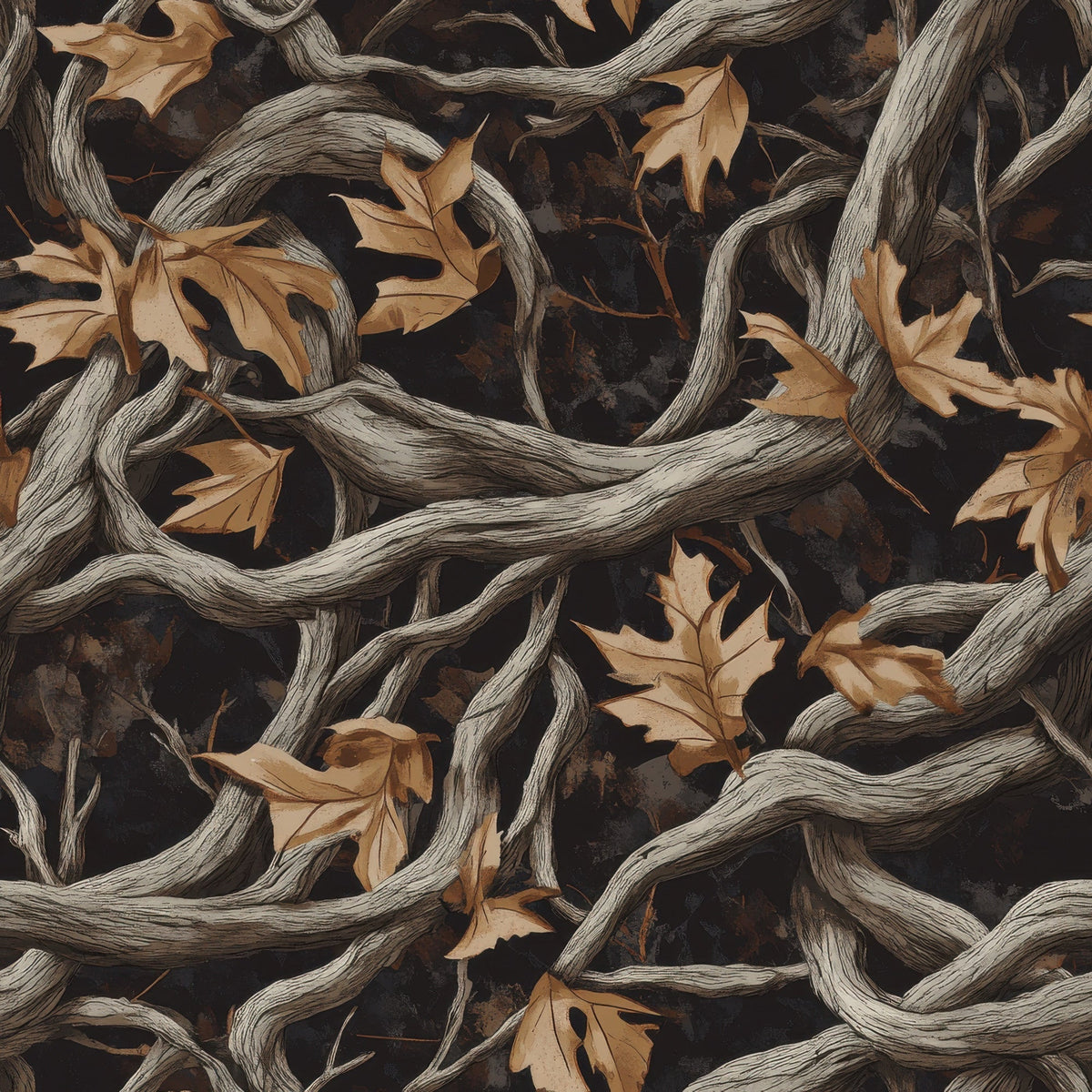 Timber Tangle Pattern 23 Minky Fabric