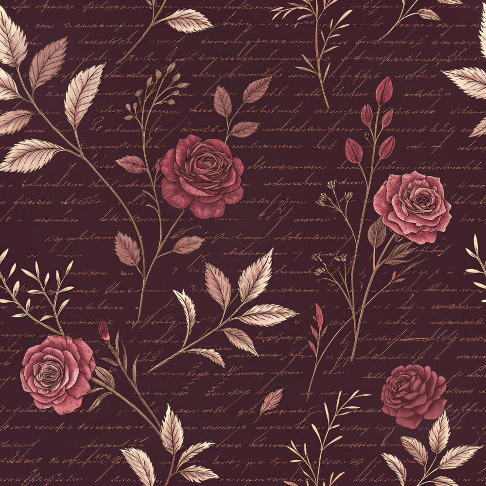 Velvet Rose Reverie Pattern 29 Minky Fabric
